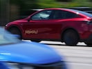 Ein Robotaxi von Tesla
