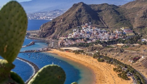 Playa de las Teresitas auf der Kanareninsel Teneriffa
