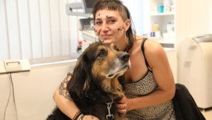 Jacqueline G. und „Balto“ fühlen sich gut versorgt.