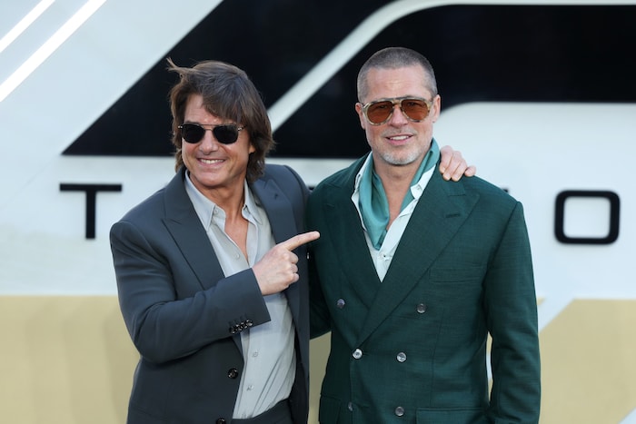 Tom Cruise schaute bei der Premiere von Brad Pitts neuem Film in London vorbei.