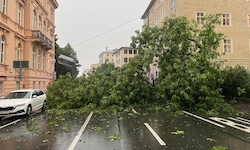 Die Schwarzstraße war kurze Zeit komplett blockiert