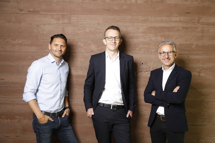 Komptech-Führungstrio: Personalchef Bernhard Muhr, CEO Christoph Feyerer und Vertriebsdirektor ...