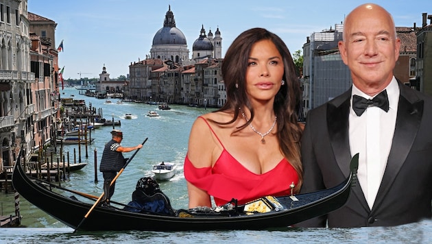 Jeff Bezos und Lauren Sánchez feiern in Venedig Hochzeit, die Feierlichkeiten sollen rund 10 ...