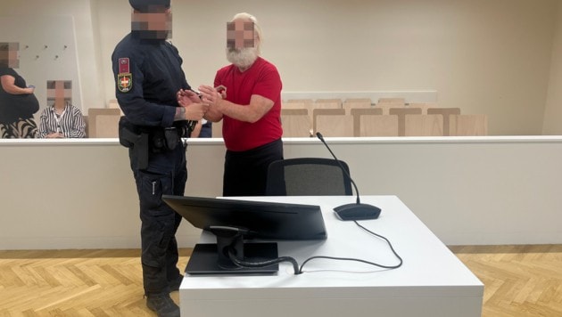 Bei seinem zweiten Mordversuchsprozess taucht der „Wiener Weihnachtsmann“ fast klischeehaft in ...