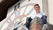Als Neuzugang bei Sturm posierte Stefan Hierländer 2016 auf dem Schloßberg.