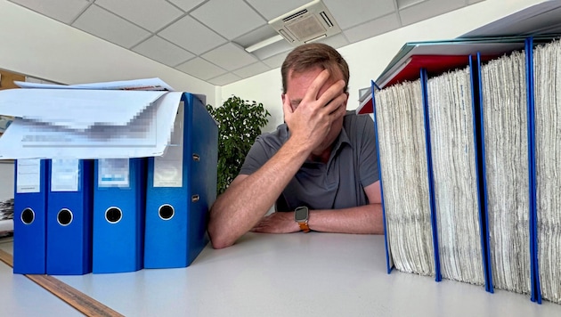 Die Papierberge kosten Nerven – und Geld.