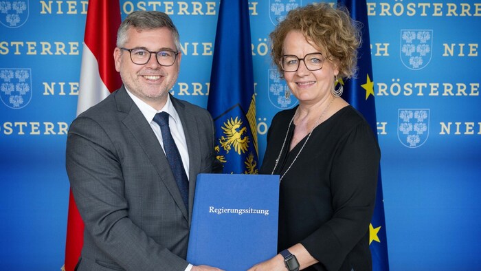 Landesrat Ludwig Schleritzko und Landesrätin Christiane Teschl-Hofmeister.