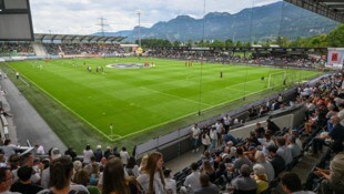 Bis 30. Juni heißt das Altacher Stadion noch Cashpoint Arena. Danach wird es wieder zum ...