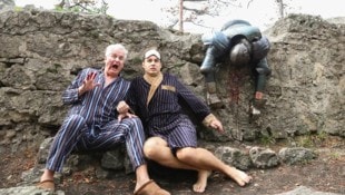 „Die Zauber- reise in die Ritterzeit“: Manfred Stella und Paul Graf bei den Nestroy- Spielen in ...