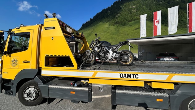 Dieses Bike macht erstmal eine Pause. 