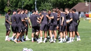 Liefering-Trainer Daniel Beichler hat sein Team wieder am Trainingsplatz.