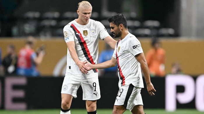 Erling Haaland (links) und Ilkay Gündogan
