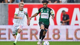 Deniz Cosgun (re.) war vor seiner Vereinslosigkeit bei Ried.
