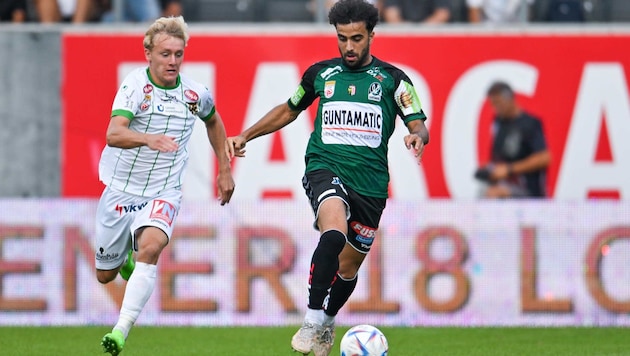 Deniz Cosgun (re.) war vor seiner Vereinslosigkeit bei Ried.