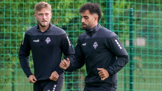 Ein Zweitliga-Spieler mit prominenten Namen (li.) läuft für die Austria auf.