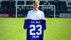 Mathew Collins, Sohn von Musik-Legende Phil Collins, hat bei Austria Salzburg unterschrieben.