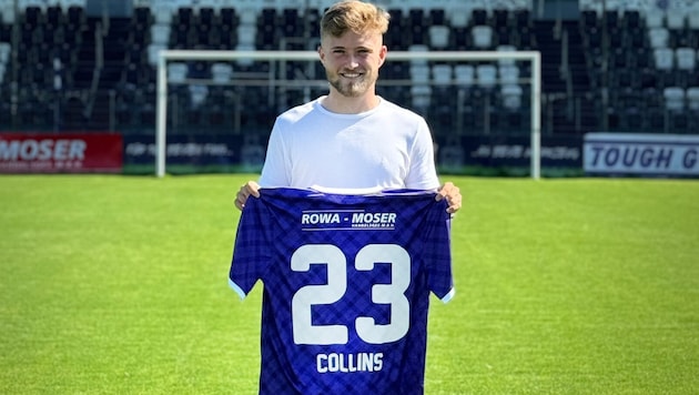 Mathew Collins, Sohn von Musik-Legende Phil Collins, hat bei Austria Salzburg unterschrieben.