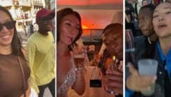 David Alaba und Shalimar Heppner