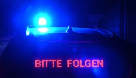 Eine Zivilstreife kontrollierte den Lenker.