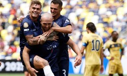 Auckland feiert sein einziges Tor bei dieser Klub-WM