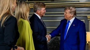 Königlicher Empfang für Donald Trump: Er darf im Palast bei Willem-Alexander und seiner ...