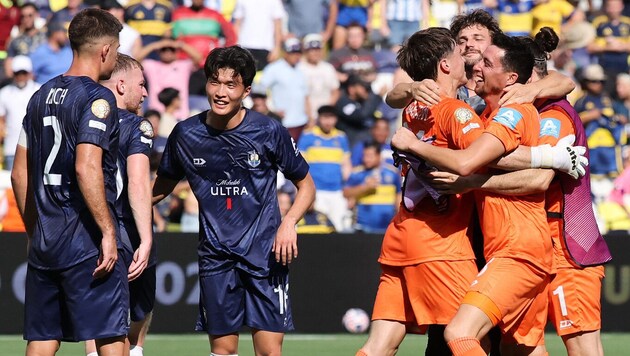 Jubel bei den Neuseeländern