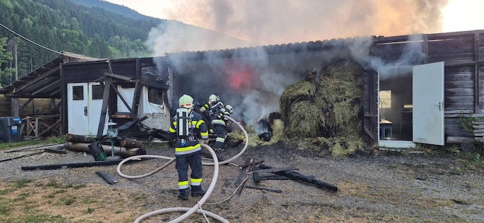 Die FF Friesach stand mit 66 Mann im Einsatz