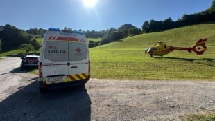 Die Besatzung des Rettungswagens führte die Erstversorgung durch. 