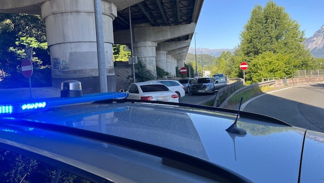 Der Unfall bei Innsbruck-Mitte.