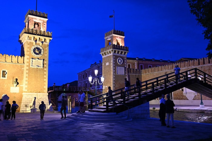 Glamouröse Kulisse: Das historische Arsenale in Venedig, wo das Grande Finale der Bezos-Hochzeit ...