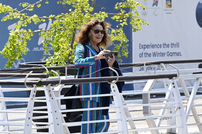 Auch Designerin Diane Von Fürstenberg freut sich schon auf die Tage in Venedig.