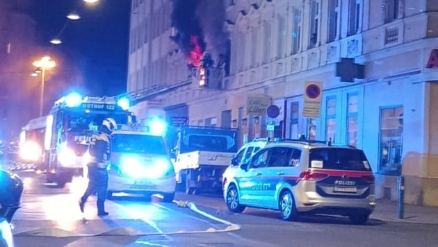 Spektakulärer Rettungseinsatz in Wien