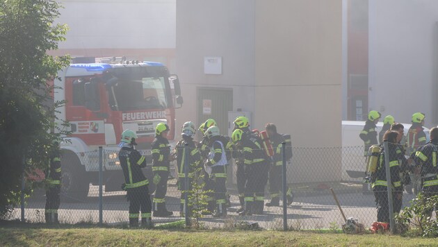 Acht Feuerwehren waren bei dem Brand im Einsatz