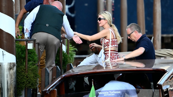 Ivanka Trump bei der Ankunft am St. Regis Hotel in Venedig