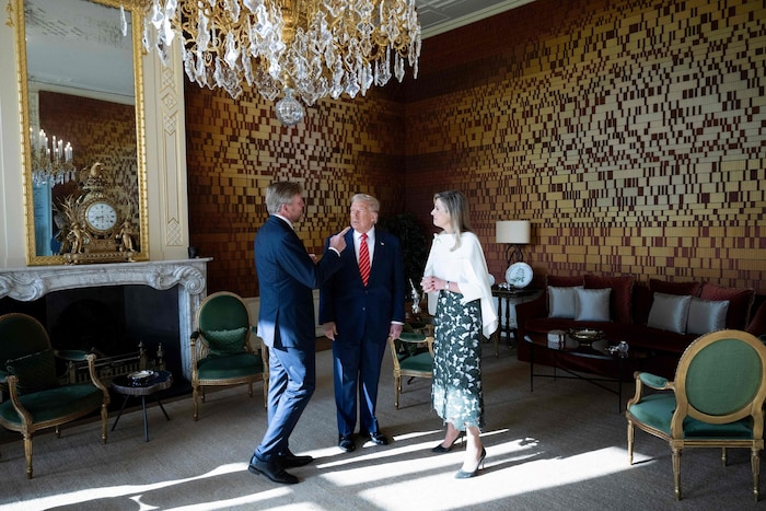 Der US-Präsident frühstückte mit dem Königspaar und posierte mit Willem-Alexander und Máxima für ...
