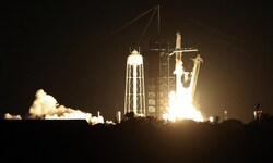 Der Start der Rakete in Cape Canaveral