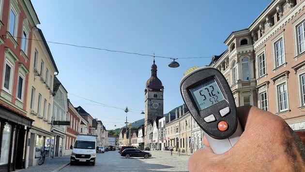 Piaty maß Rekordhitze und gibt der Pflasterung die Schuld.