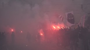 Bengalische Feuer sind eigentlich verboten