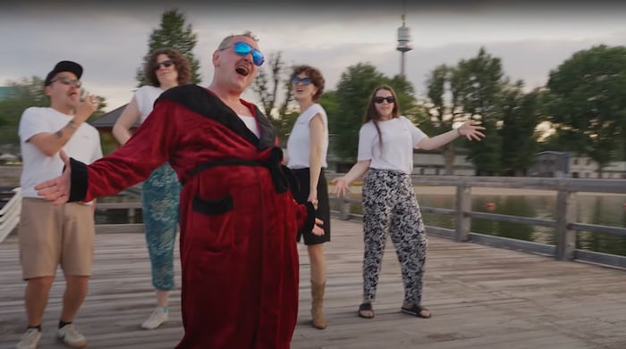 Grooviger Sound unter dem Donauturm inklusive