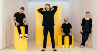 Schwanara stehen für Dialektpop mit Gefühl: Manuel Kurz (von links), Fabian Schwan, Tommy Wenig ...