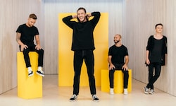 Schwanara stehen für Dialektpop mit Gefühl: Manuel Kurz (von links), Fabian Schwan, Tommy Wenig ...