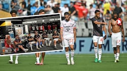 Hängende Köpfe bei den Bayern – nicht nur wegen der Niederlage. Heiß war‘s, den Ersatzspielern ...