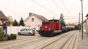 Buchstäblich zum Greifen nahe rollten Lastzüge in Guntramsdorf an Fenstern vorbei. 