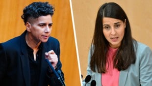 Die grüne Frauensprecherin Meri Disoski (re.) nahm am Mittwoch zum kürzlich erfolgten ...