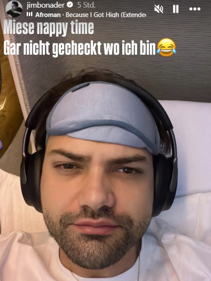 Jimi Blue auf dem Weg von Dubai nach Hamburg – ahnungslos, dass dort bereits die Polizei auf ihn ...
