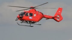 Per Hubschrauber wurde der Augenzeuge ins Tal geflogen.