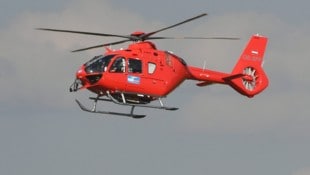 Per Hubschrauber wurde der Augenzeuge ins Tal geflogen.