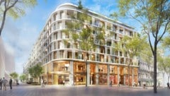So stellt sich die Stumpf-Gruppe den Neubau auf der Mariahilfer Straße vor.