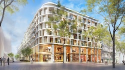 So stellt sich die Stumpf-Gruppe den Neubau auf der Mariahilfer Straße vor.