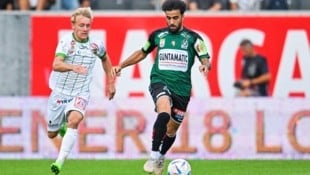 Denizcan Cosgun (re.) spielte bei Ried, dann folgte die Verletzung.
